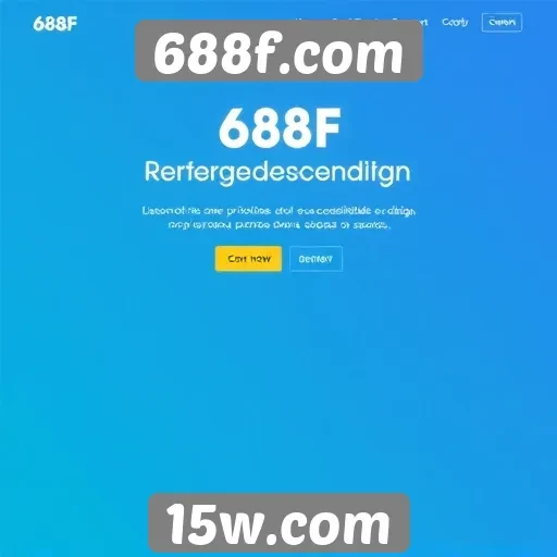 Acessibilidade e design do site 688f.com